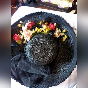 Vintage floral hat